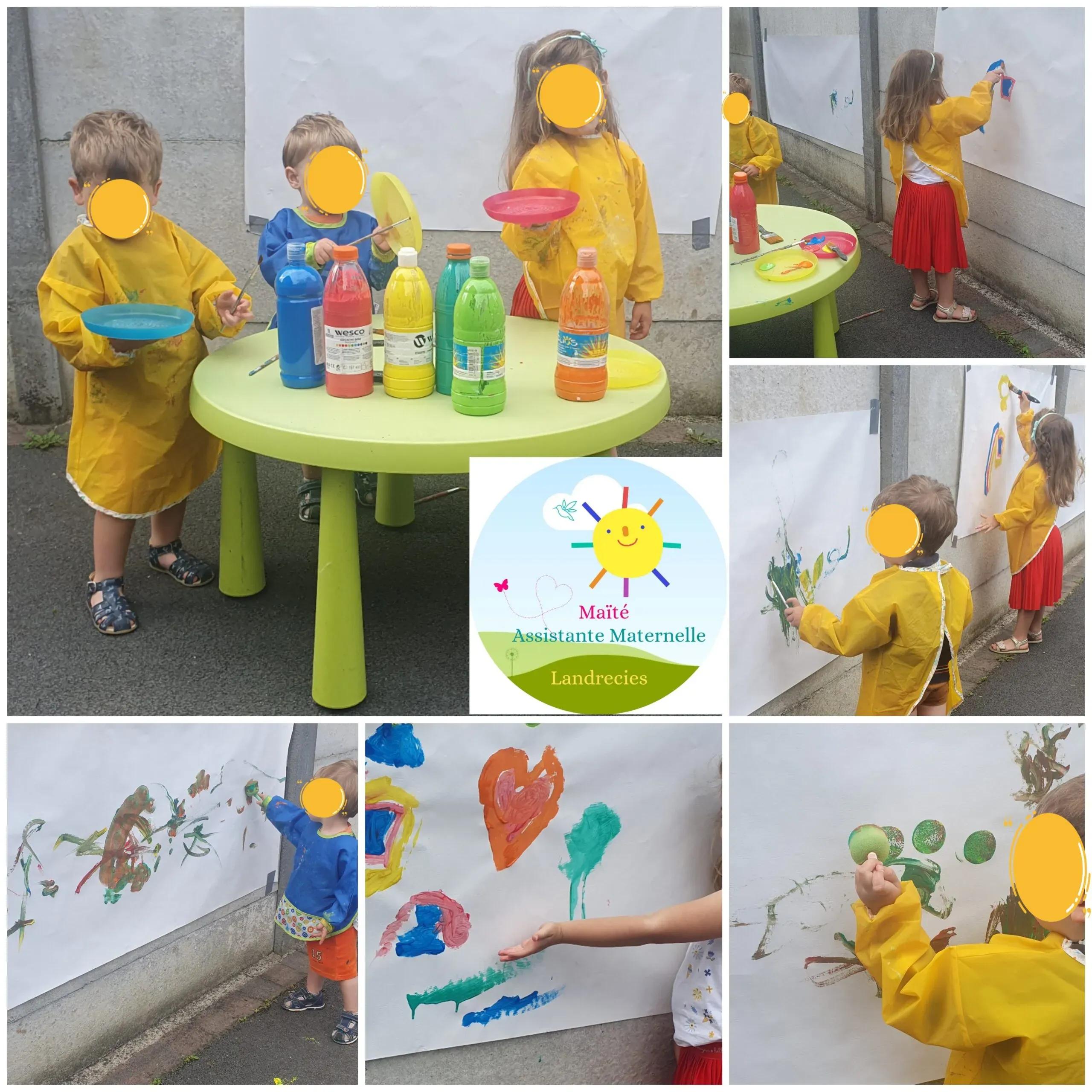 Peinture dehors.