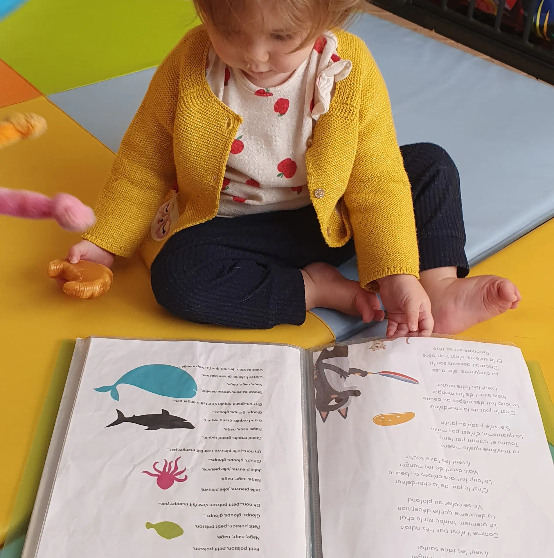 Moment de lecture partagé