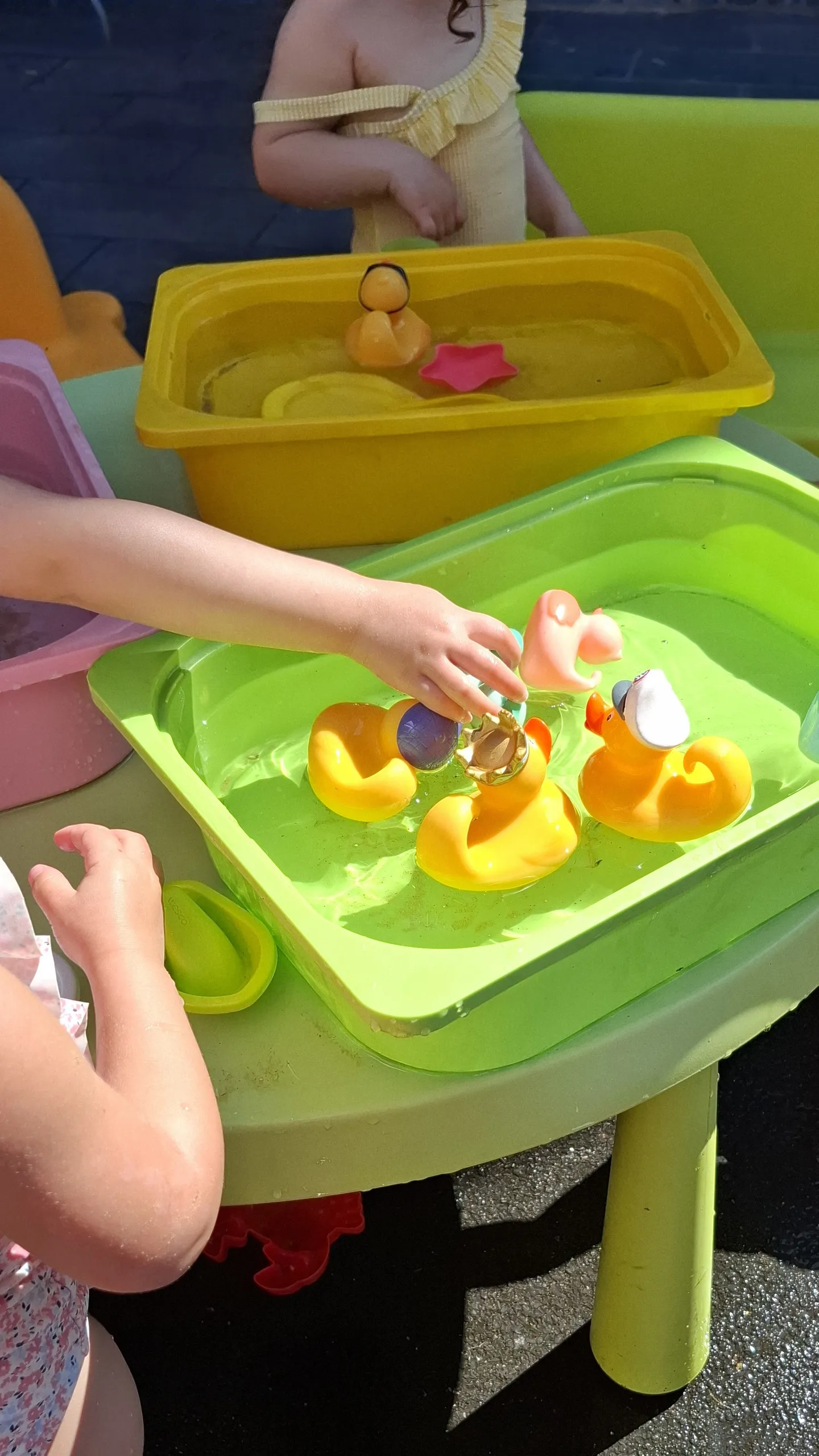 Activité d'éveil pour les enfants accueillis